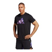 adidas Men's D4M HIIT Graphic T Shirt Front_Angled_Left