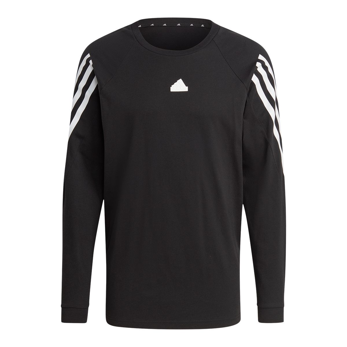 adidas Men's Sportswear FI 3-Stripe Long Sleeve T Shirt