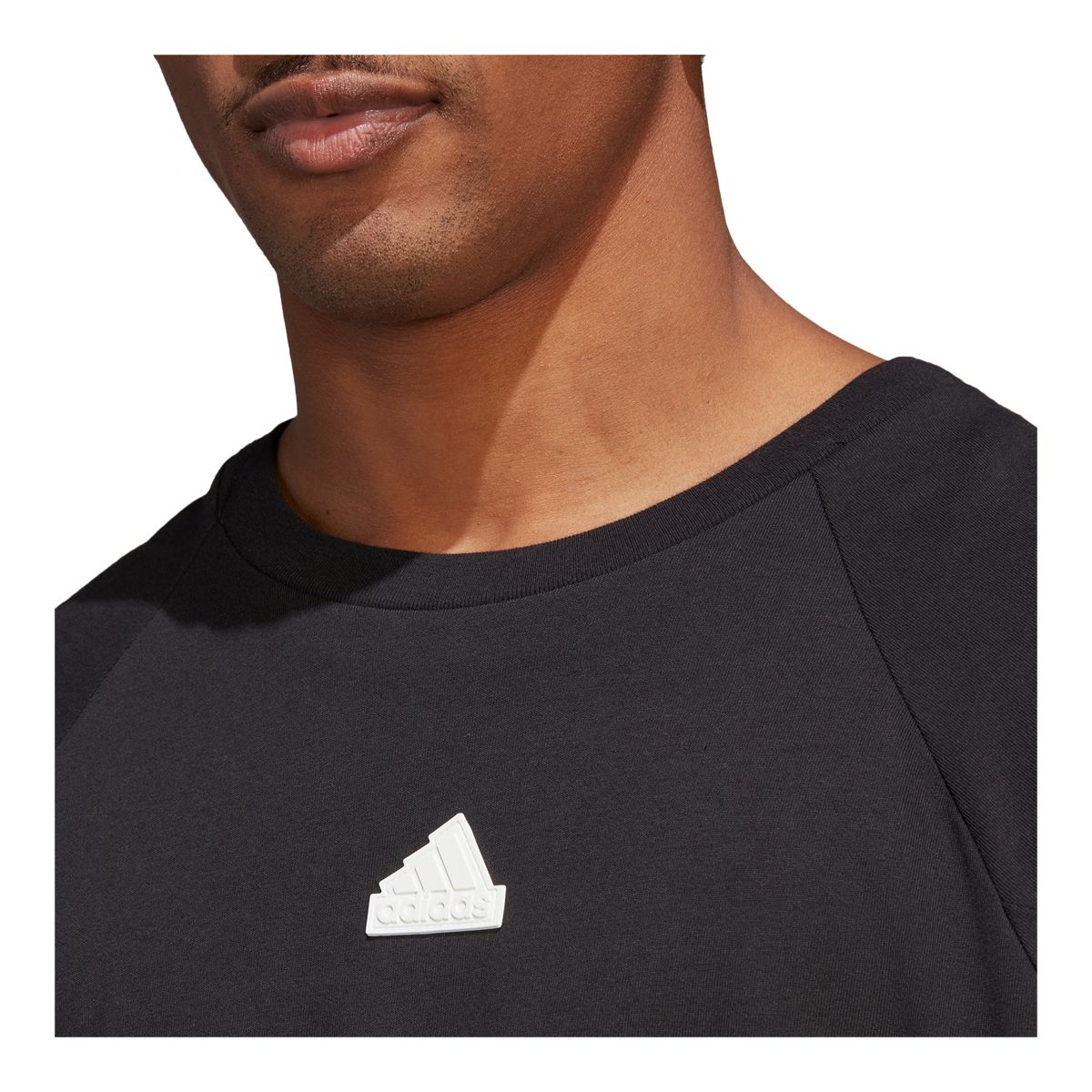 adidas Men's Sportswear FI 3-Stripe Long Sleeve T Shirt