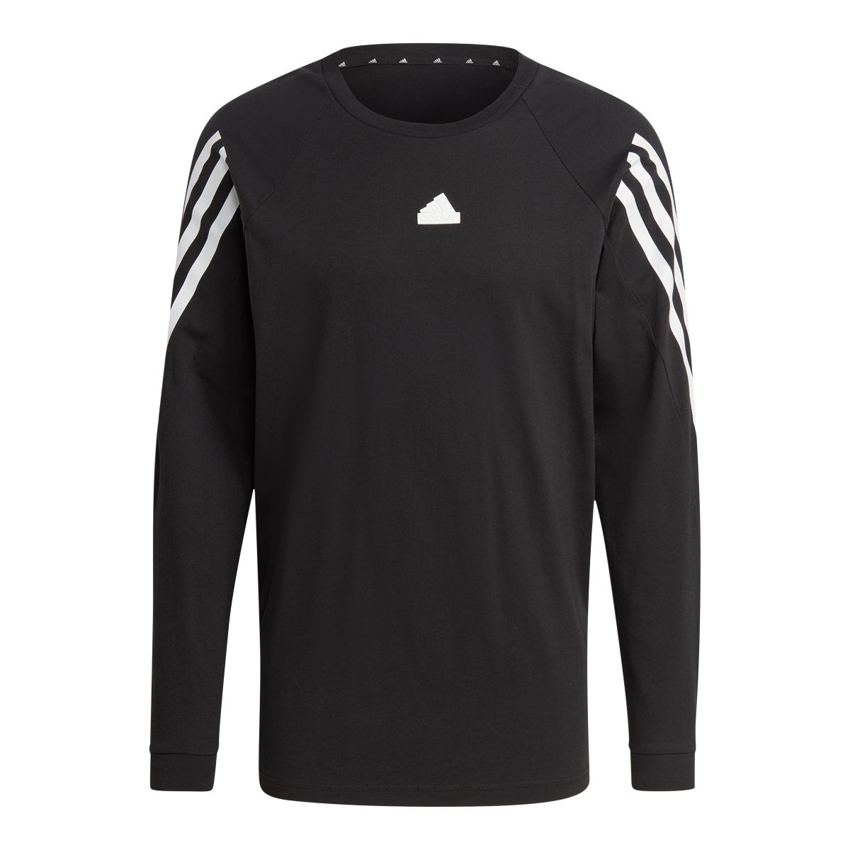 adidas Men's Sportswear FI 3-Stripe Long Sleeve T Shirt