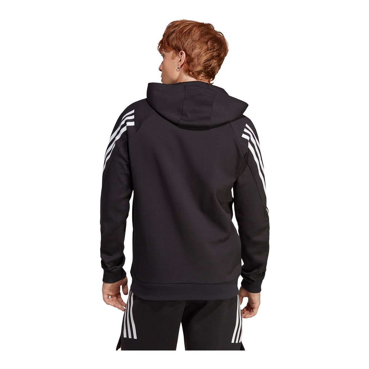 adidas Men's Sportswear FI 3-Stripe Pullover Hoodie