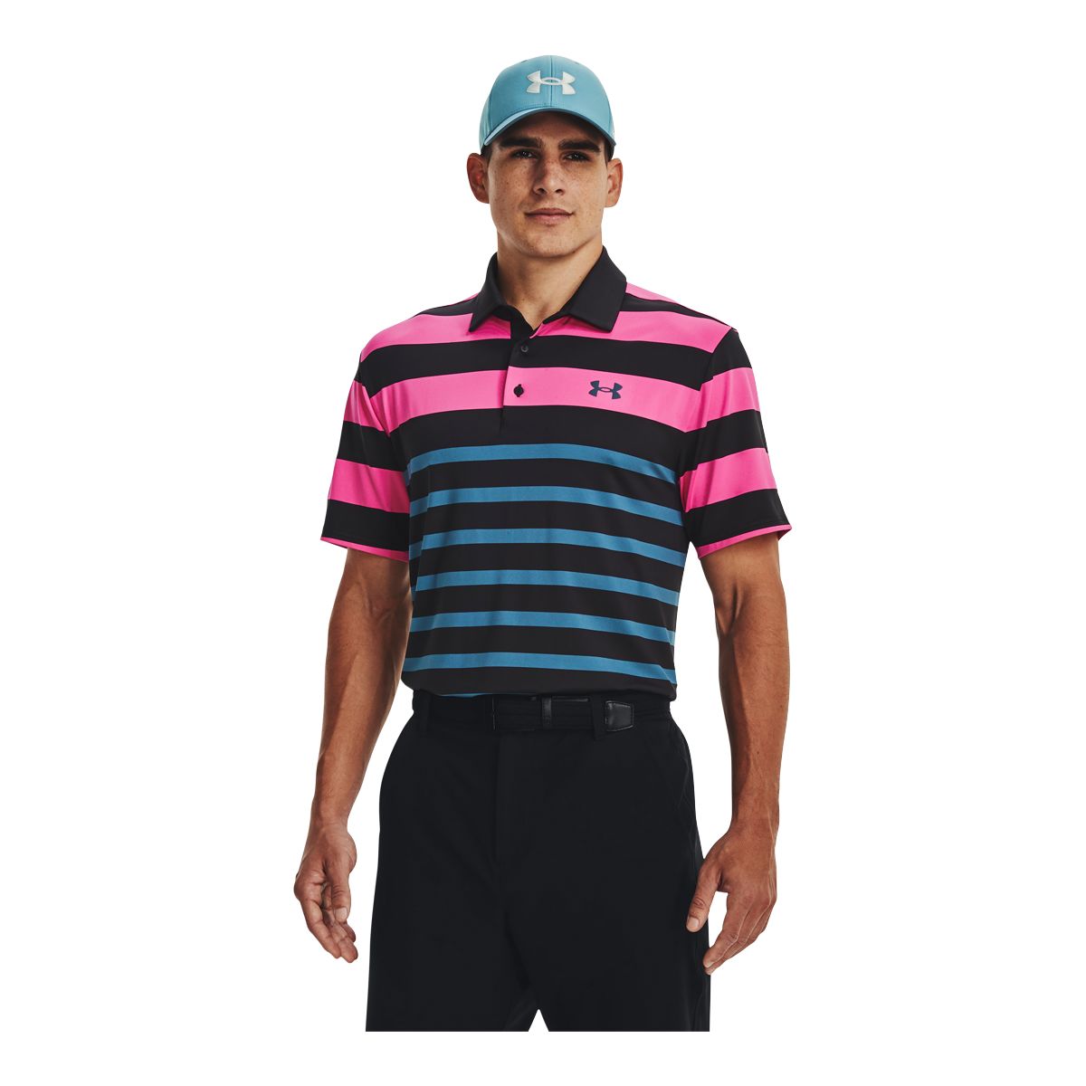 Under Armour Men's Playoff Polo 3.0 Stripe T Shirt