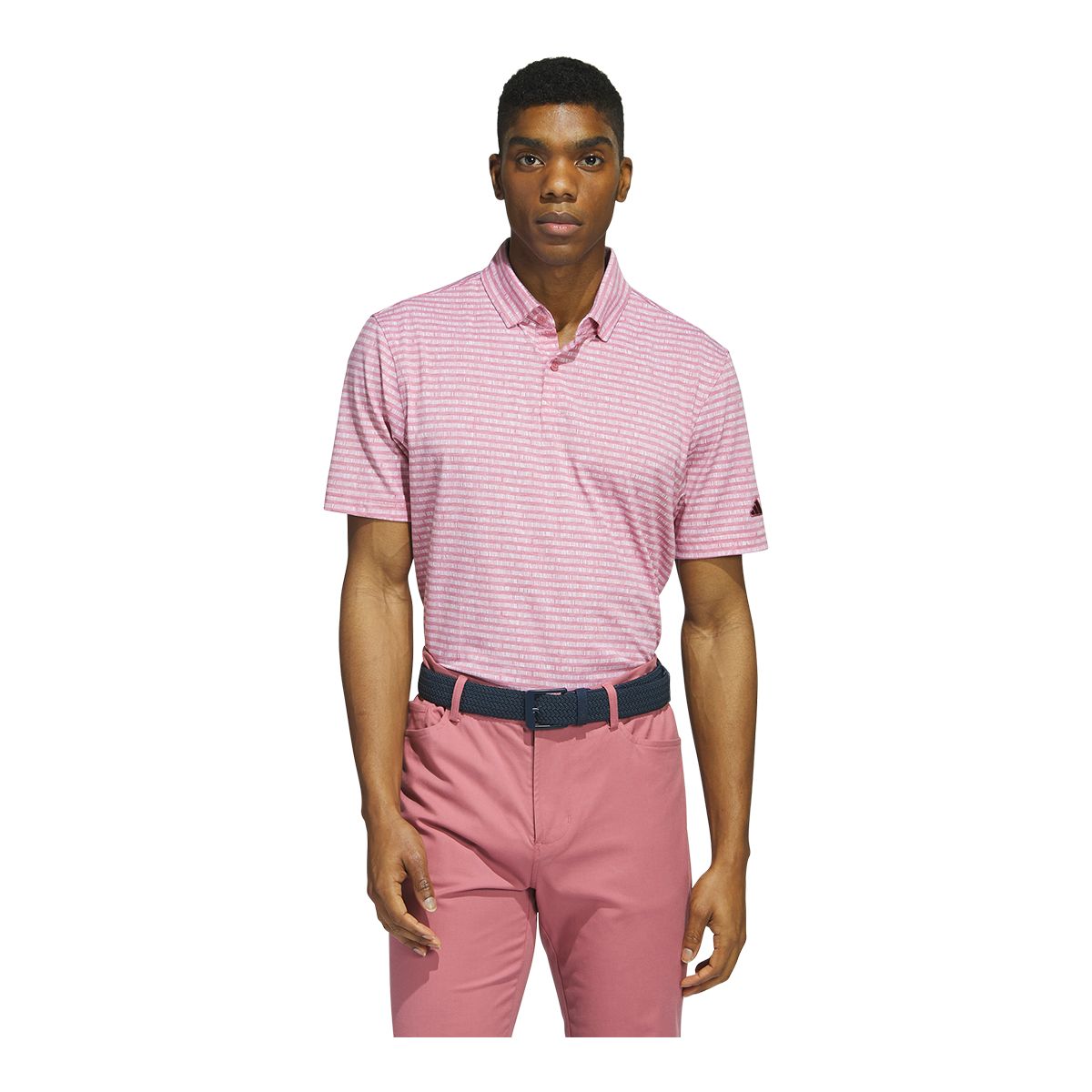 adidas Golf Men's Go-To Stripe Polo T Shirt