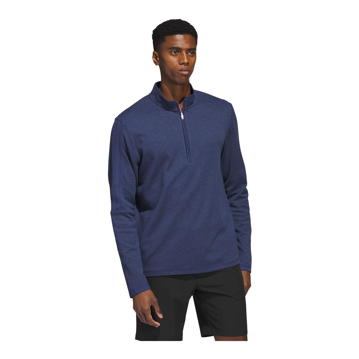 adidas Golf Men's 3-Stripe 1/4 Zip Layer Top