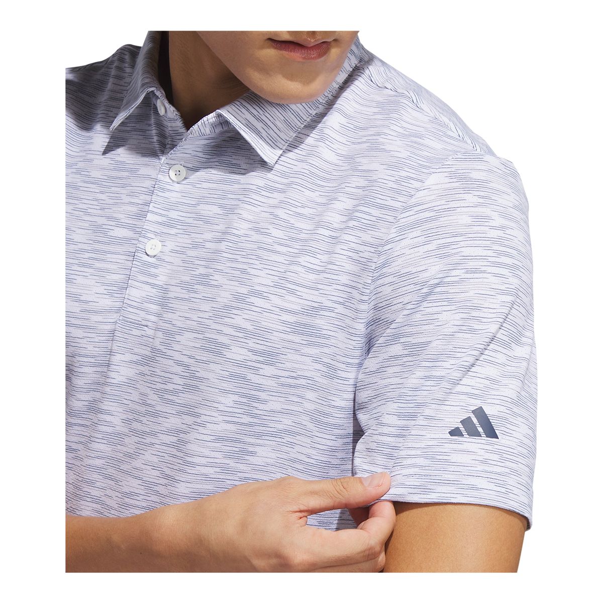 adidas Golf Men's Versatile Textured Polo T Shirt