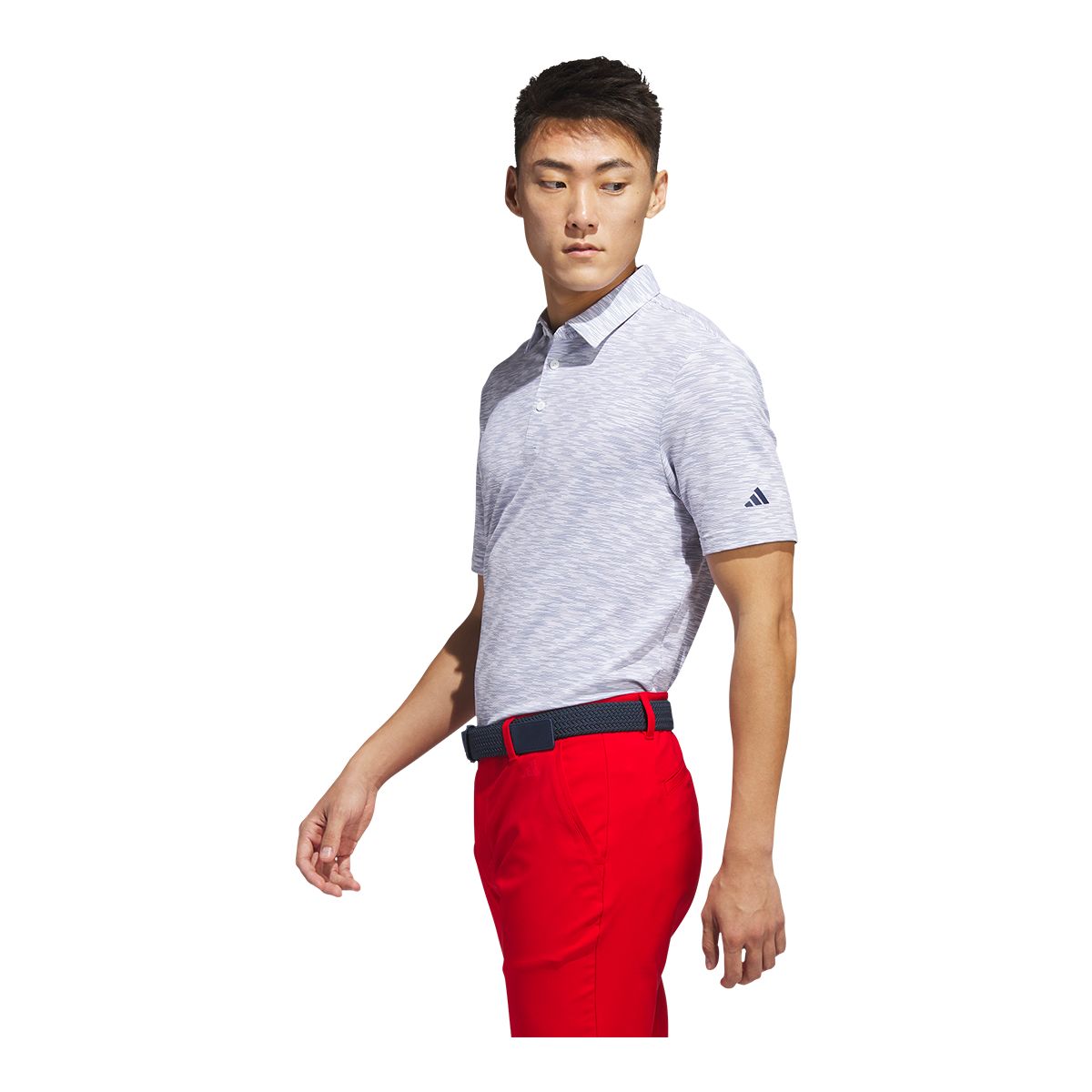 adidas Golf Men's Versatile Textured Polo T Shirt