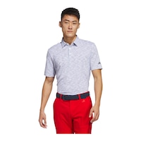 adidas Golf Men's Versatile Textured Polo T Shirt Front_Flat