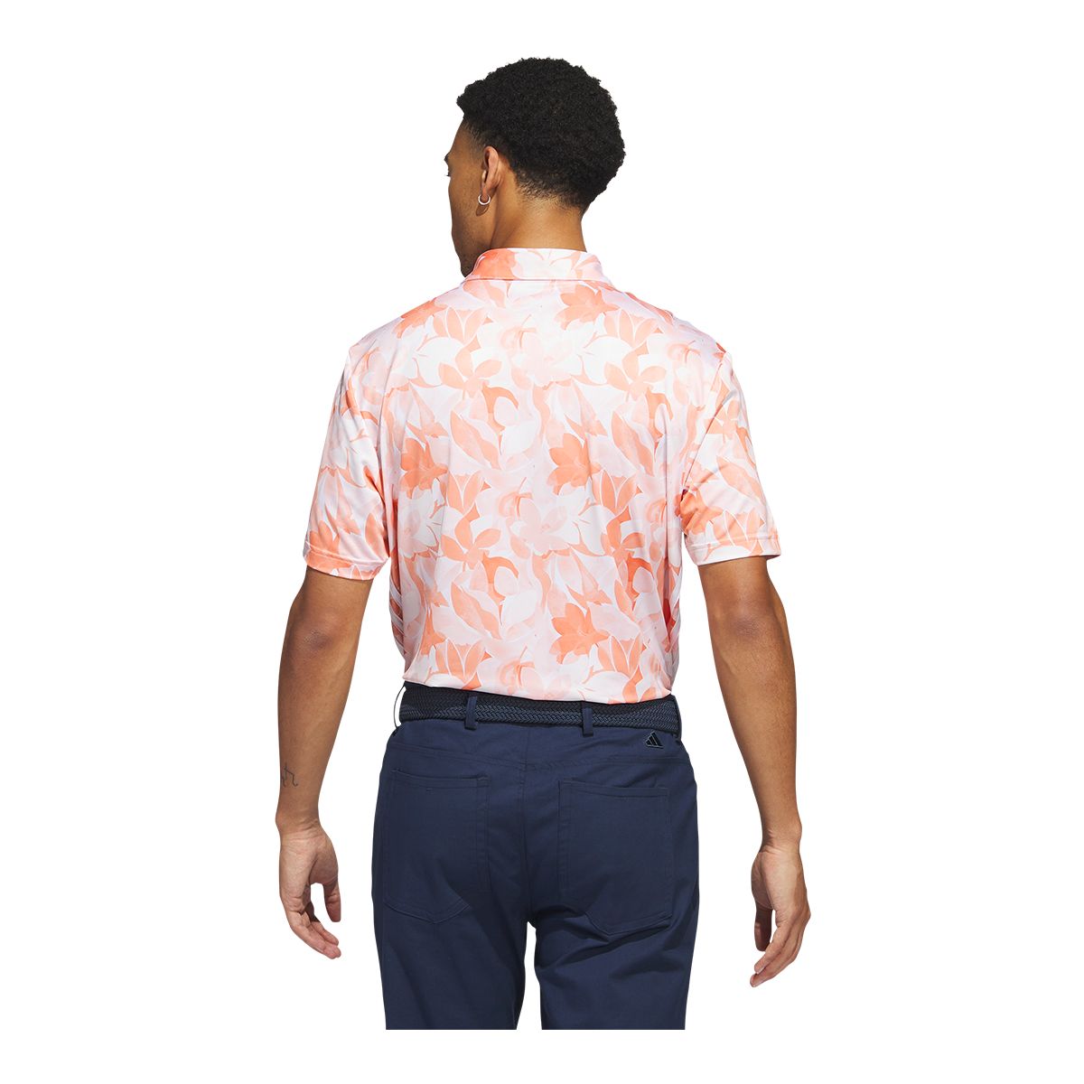 adidas Golf Men's Floral Polo T Shirt