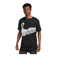 Nike Men's Miler Run Division Graphic T Shirt Front_Angled_Left