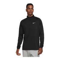 Nike Men's Dri-FIT Ready 1/4 Zip Long Sleeve Top Front_Angled_Left