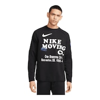 Nike Men's Dri-FIT Moving Co Long Sleeve Shirt Front_Flat
