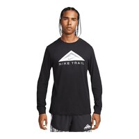 Nike Men's Trail Run Graphic Long Sleeve T Shirt Front_Flat