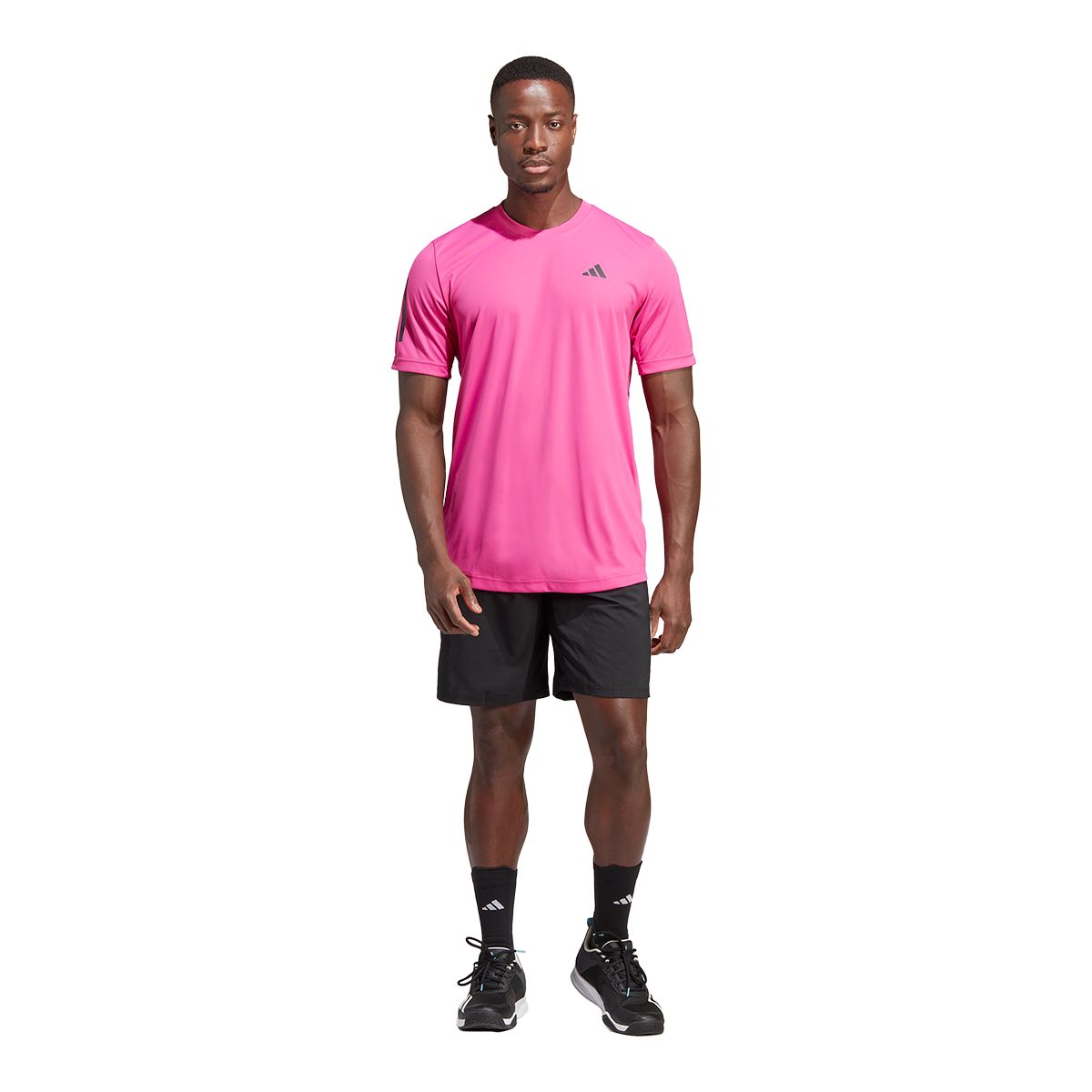 adidas Men's Club 3-Stripe 7 Inch Shorts