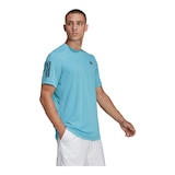 adidas Men's Club 3-Stripe T Shirt Front_Angled_Right