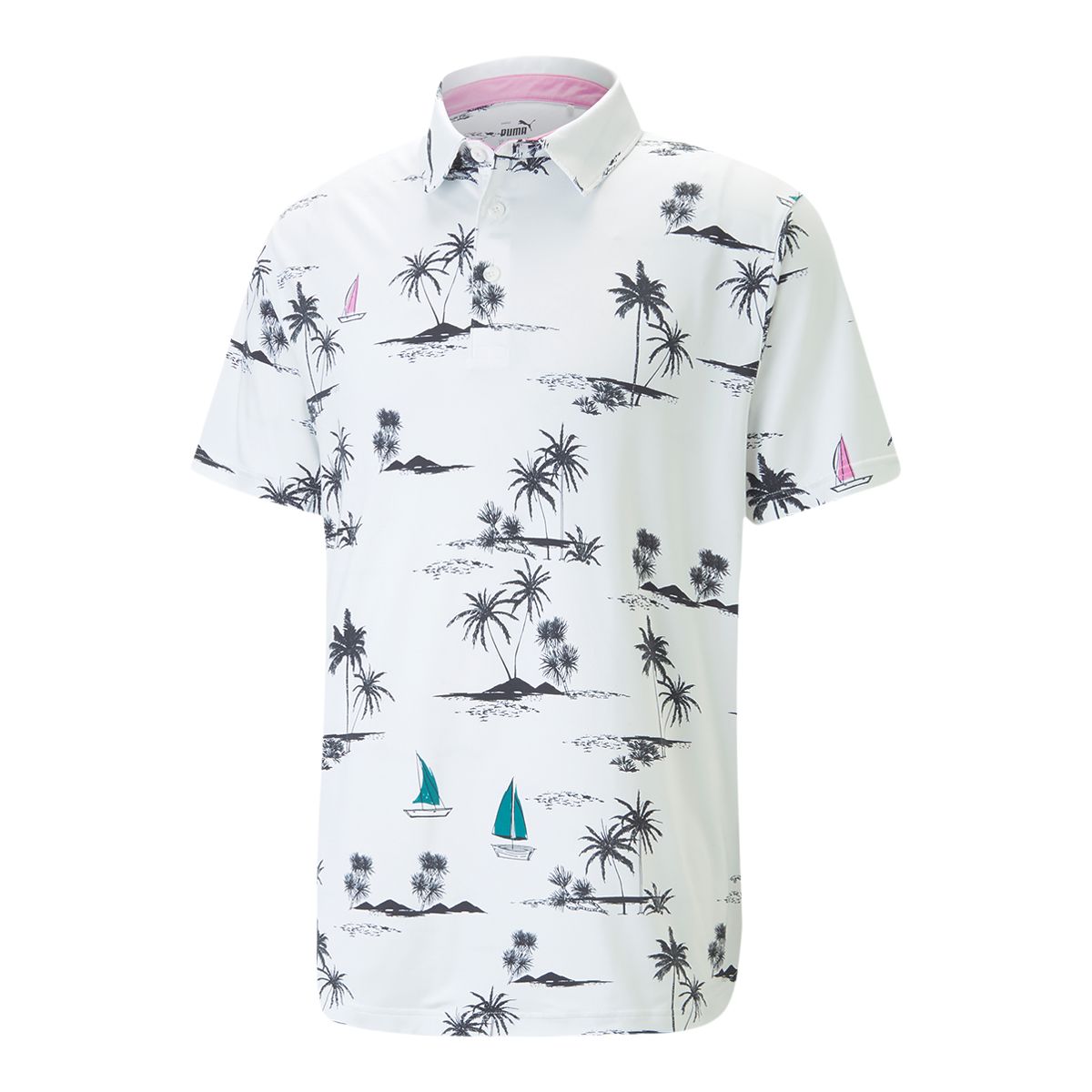 PUMA Men's Cloudspun Low Tide Polo T Shirt