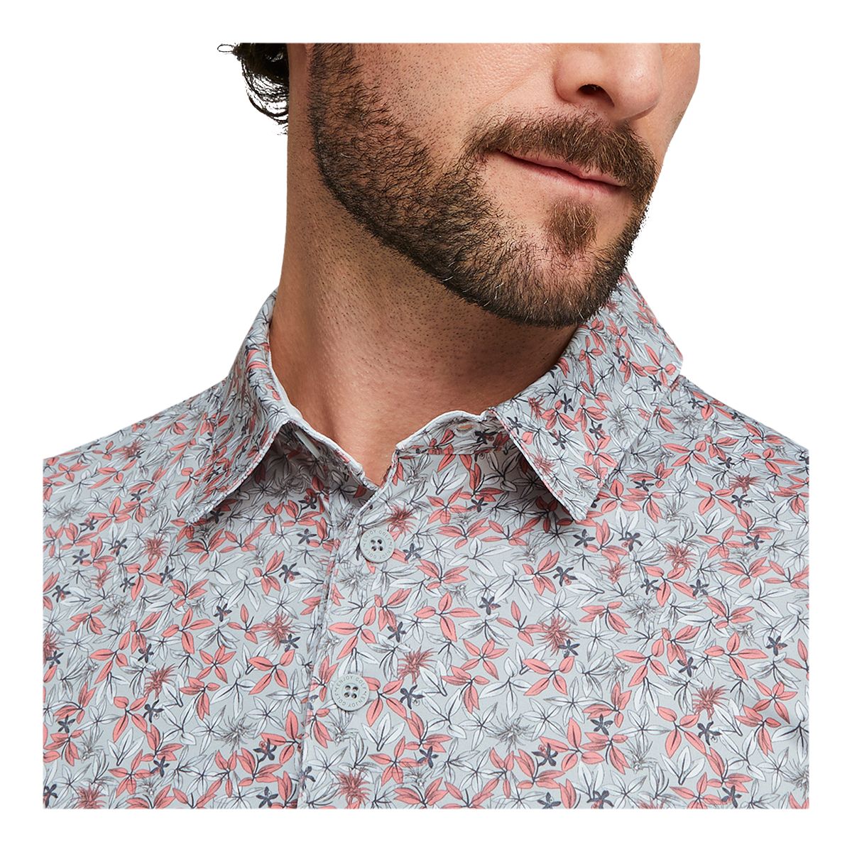 PUMA Men's Mattr Flora Long Sleeve Polo Shirt