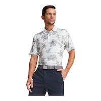 PUMA Men's Mattr Verdant Polo T Shirt Front_Three_Fourths_Angled_Left