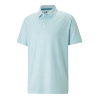 PUMA Men's Mattr Grids Polo T Shirt Front_Three_Fourths_Angled_Left