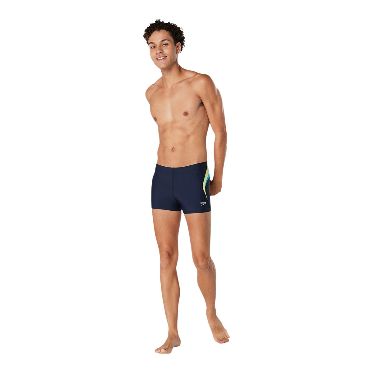 Speedo Men's Eco Flex Splice Square Leg Brief