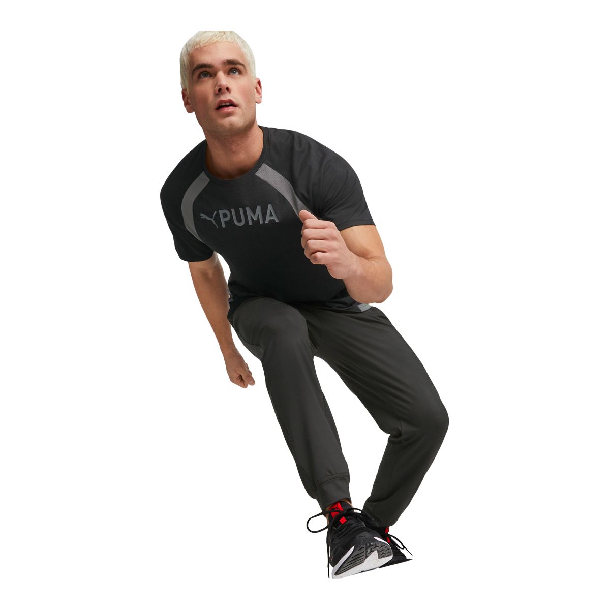 PUMA Men's Train Fit Tri Blend T Shirt