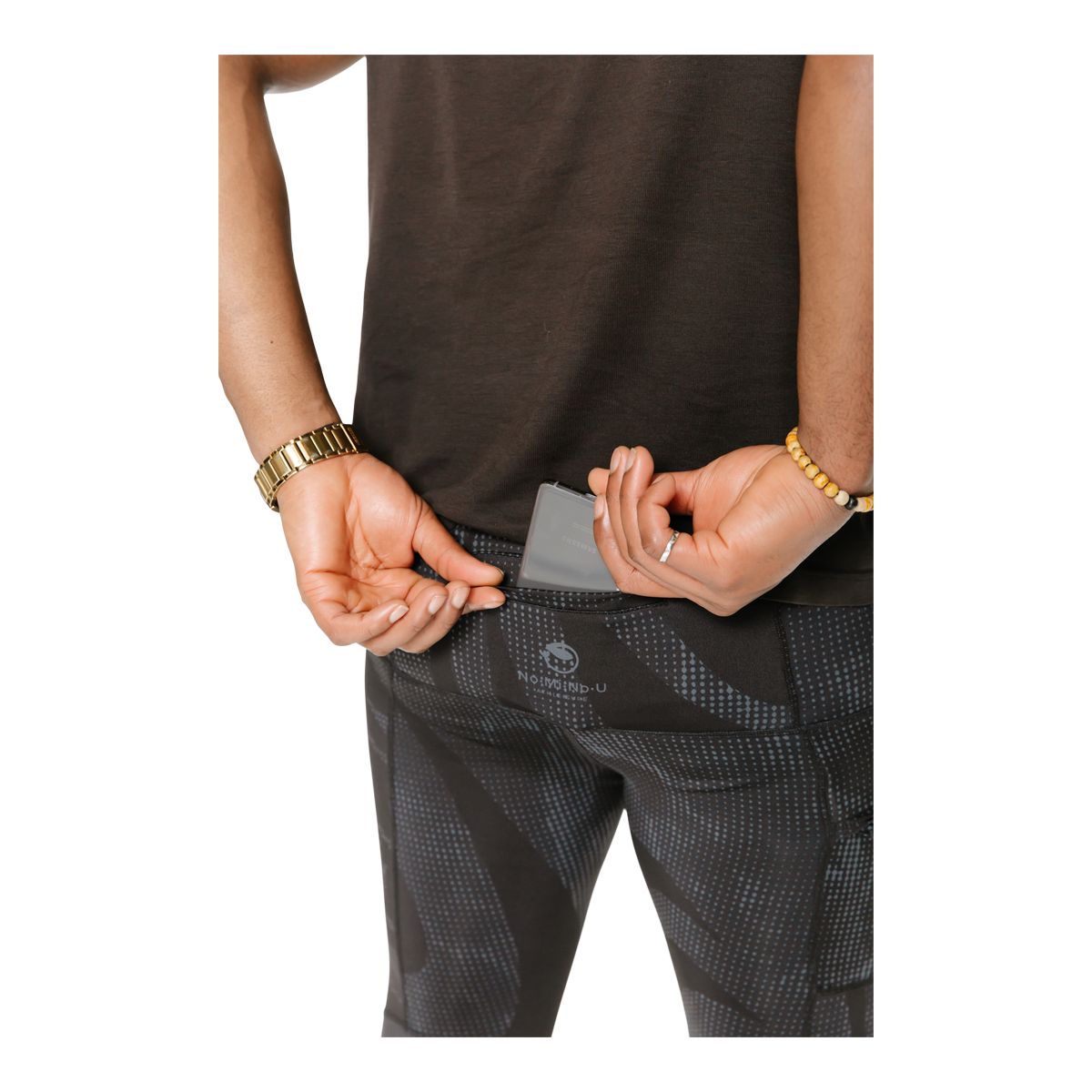 NoMiNoU Men's Reversible Salmon Run Leggings