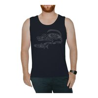 NoMiNoU Men's Wolf Tank Front_Flat