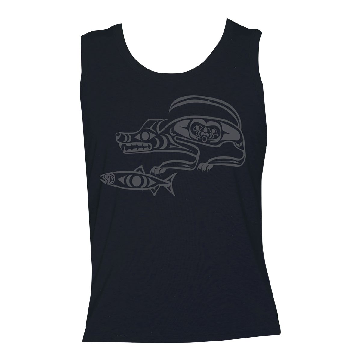 NoMiNoU Men's Wolf Tank