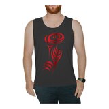 NoMiNoU Men's Salmon Run Tank Front_Flat