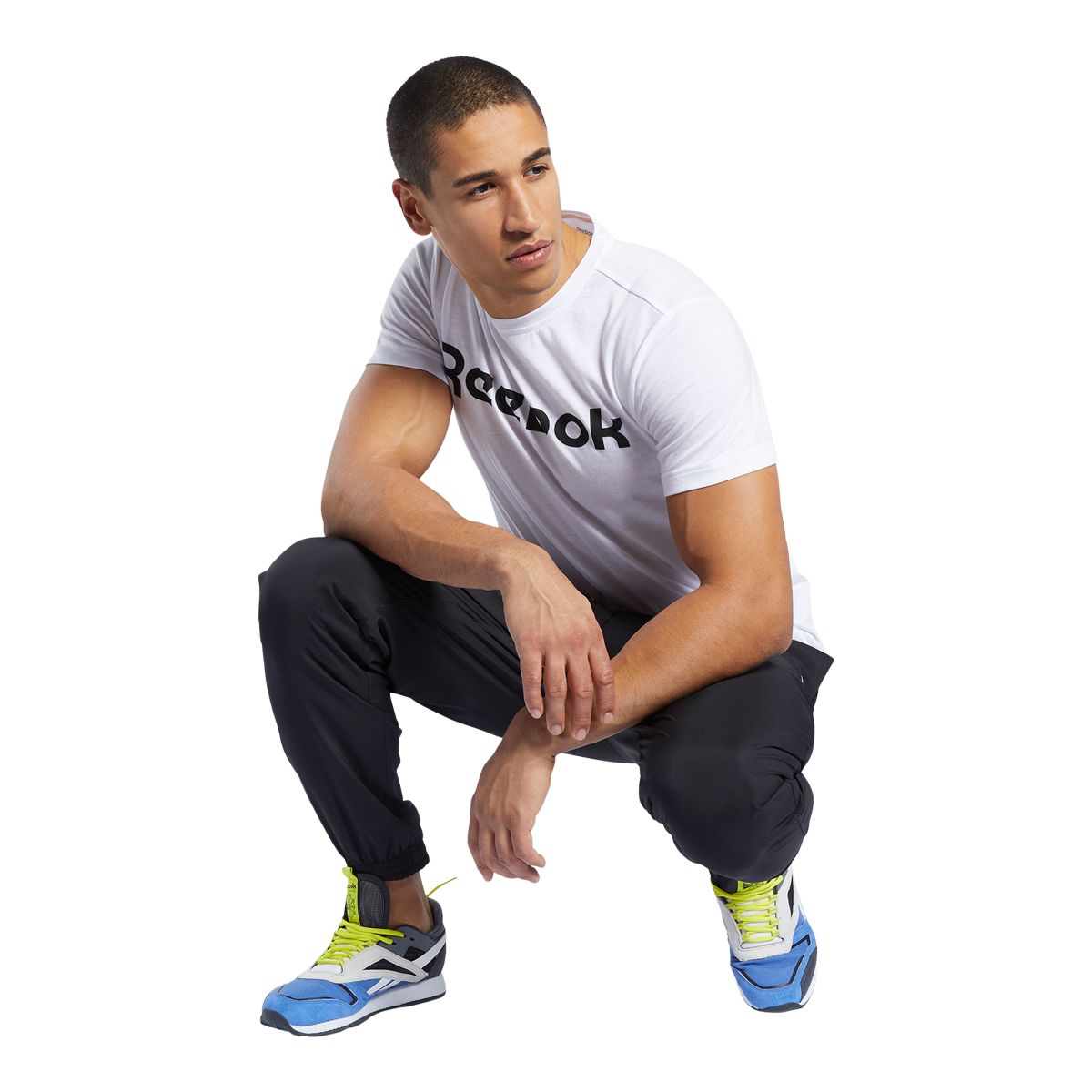 Reebok Men's Linear Graphic T Shirt