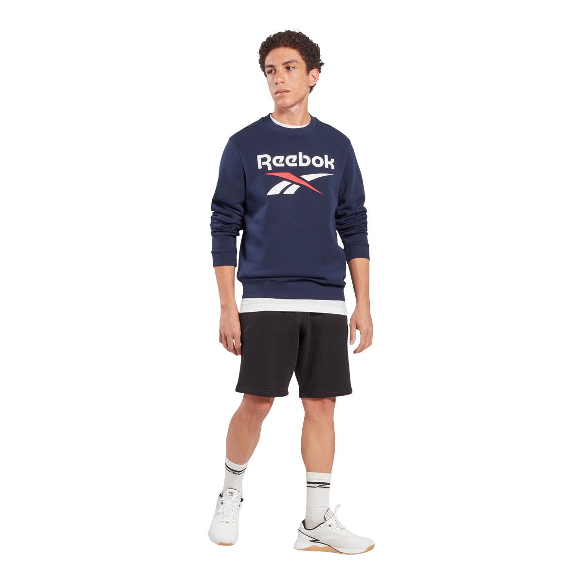 Reebok Men's Id Stacked Logo Sweatshirt | SportChek