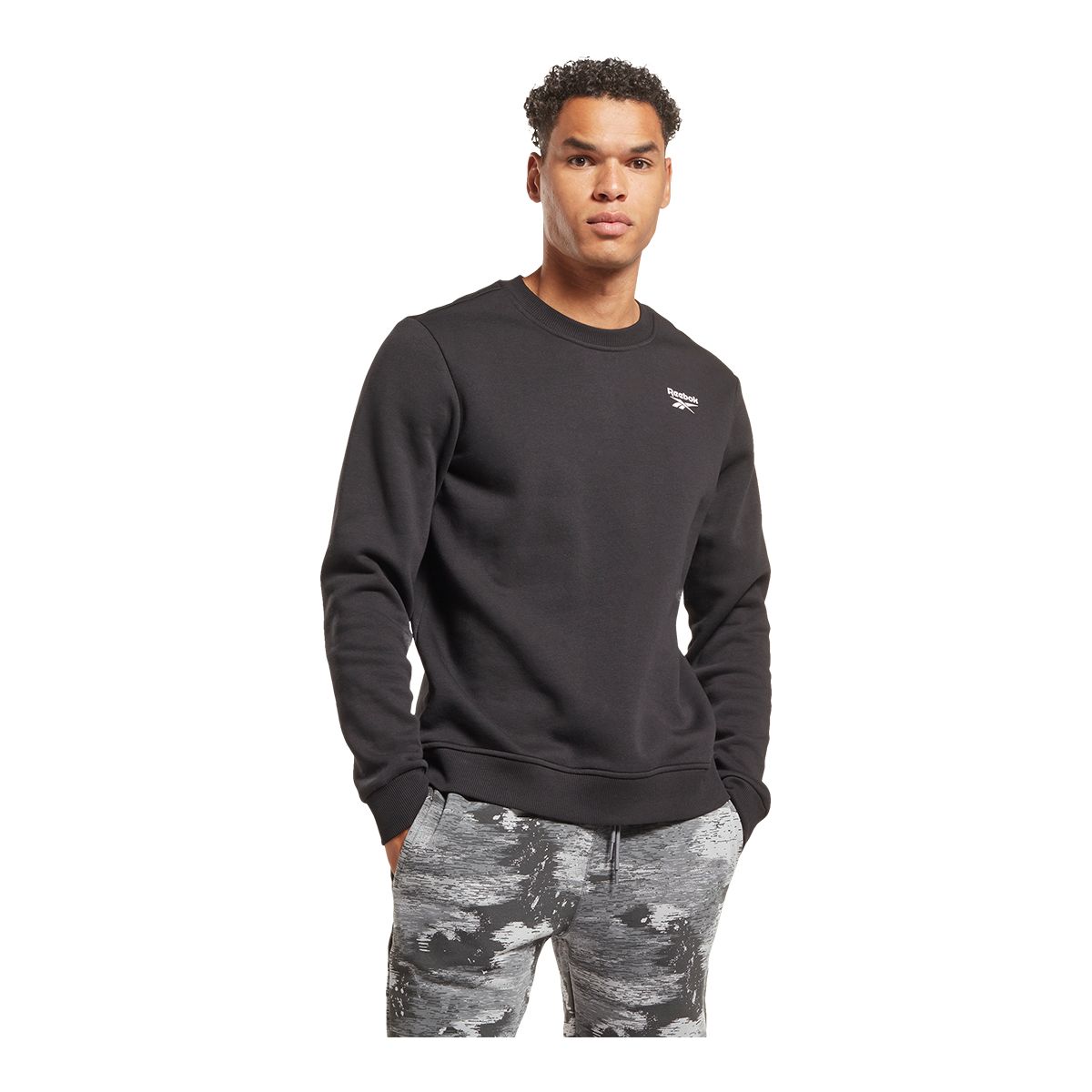 Reebok hot sale fleece sweatshirt