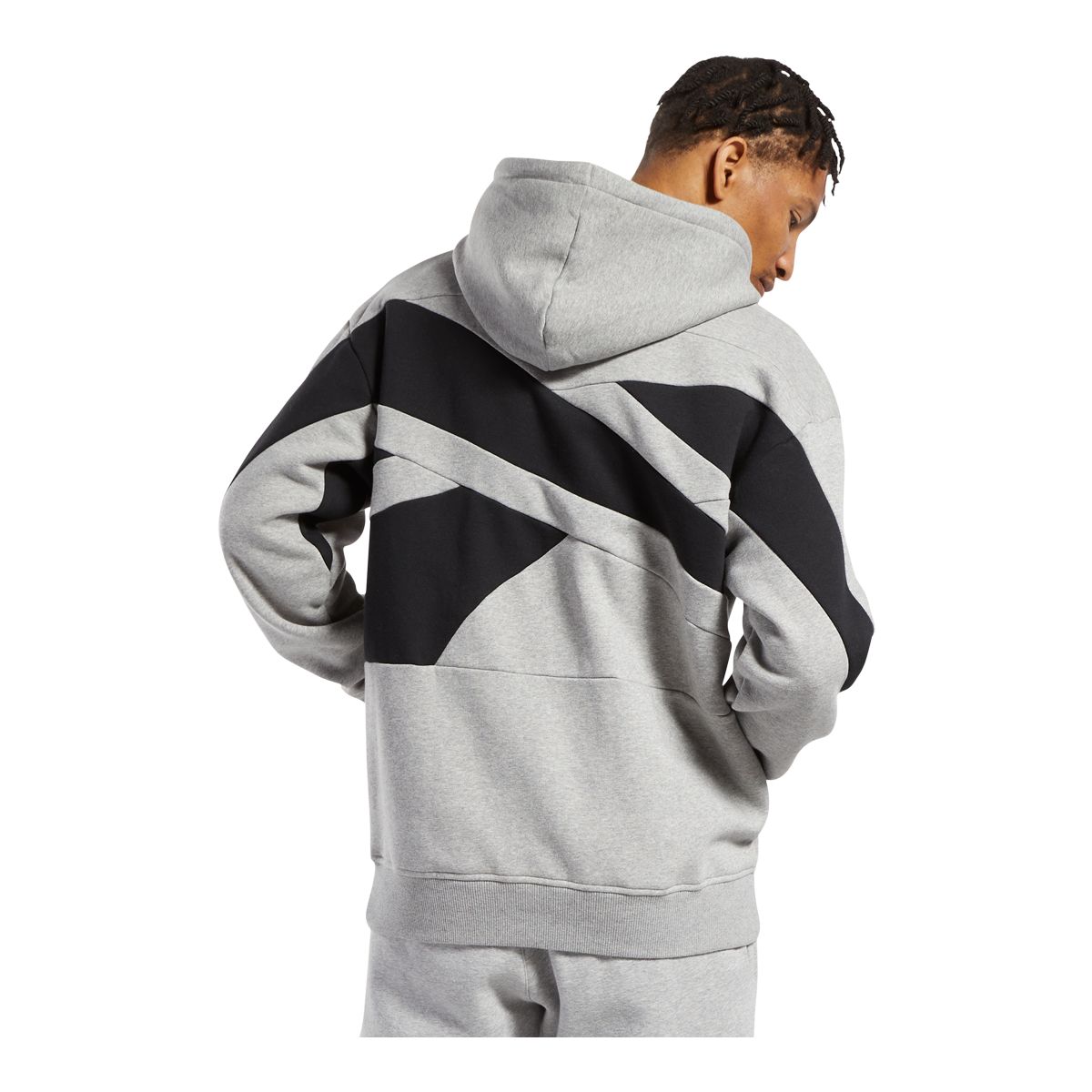 Grey store reebok hoodie