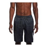 Nike Men's Grid Swoosh 9 Inch Volley Shorts Front_Flat