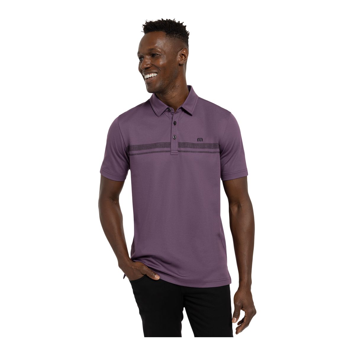 TravisMathew Men's Meet In The Lobby Polo T Shirt