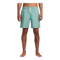 RVCA Men's Opposites Elastic 2 17 Inch Volley Shorts Front_Flat