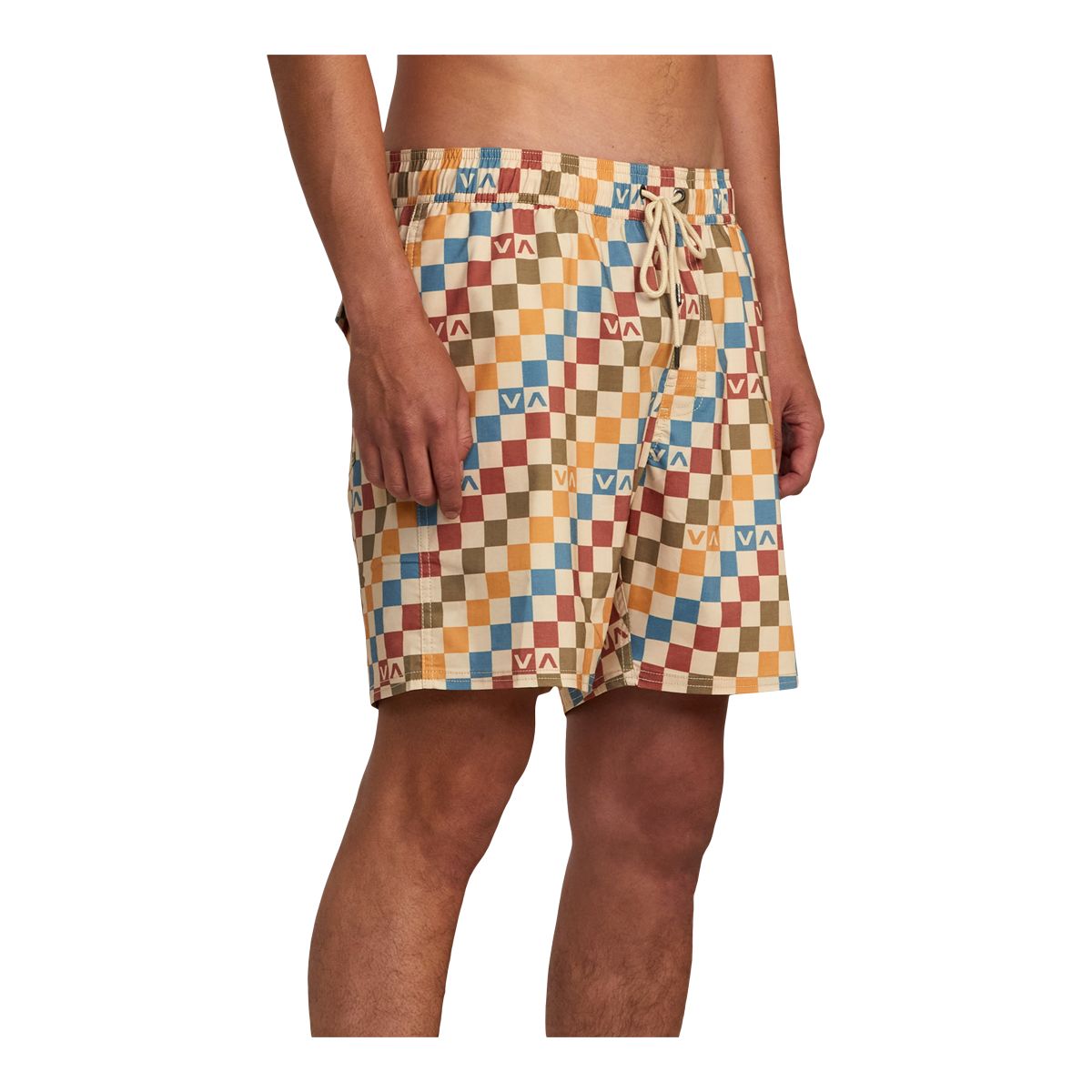 RVCA Men's Barnes Elastic 17 Inch Volley Shorts