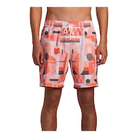 RVCA Men's Jesse Brown 17 Inch Volley Shorts Front_Flat