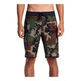 RVCA Men's Eastern Trunk 20 Inch Boardshorts Front_Flat