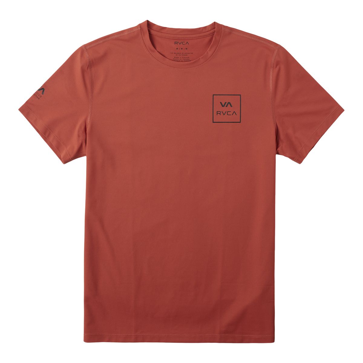 RVCA Men's Surf Short Sleeve Rash guard