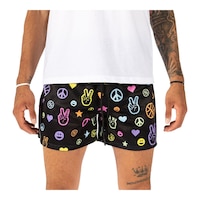 Deuce Men's Mesh Shorts Front_Flat