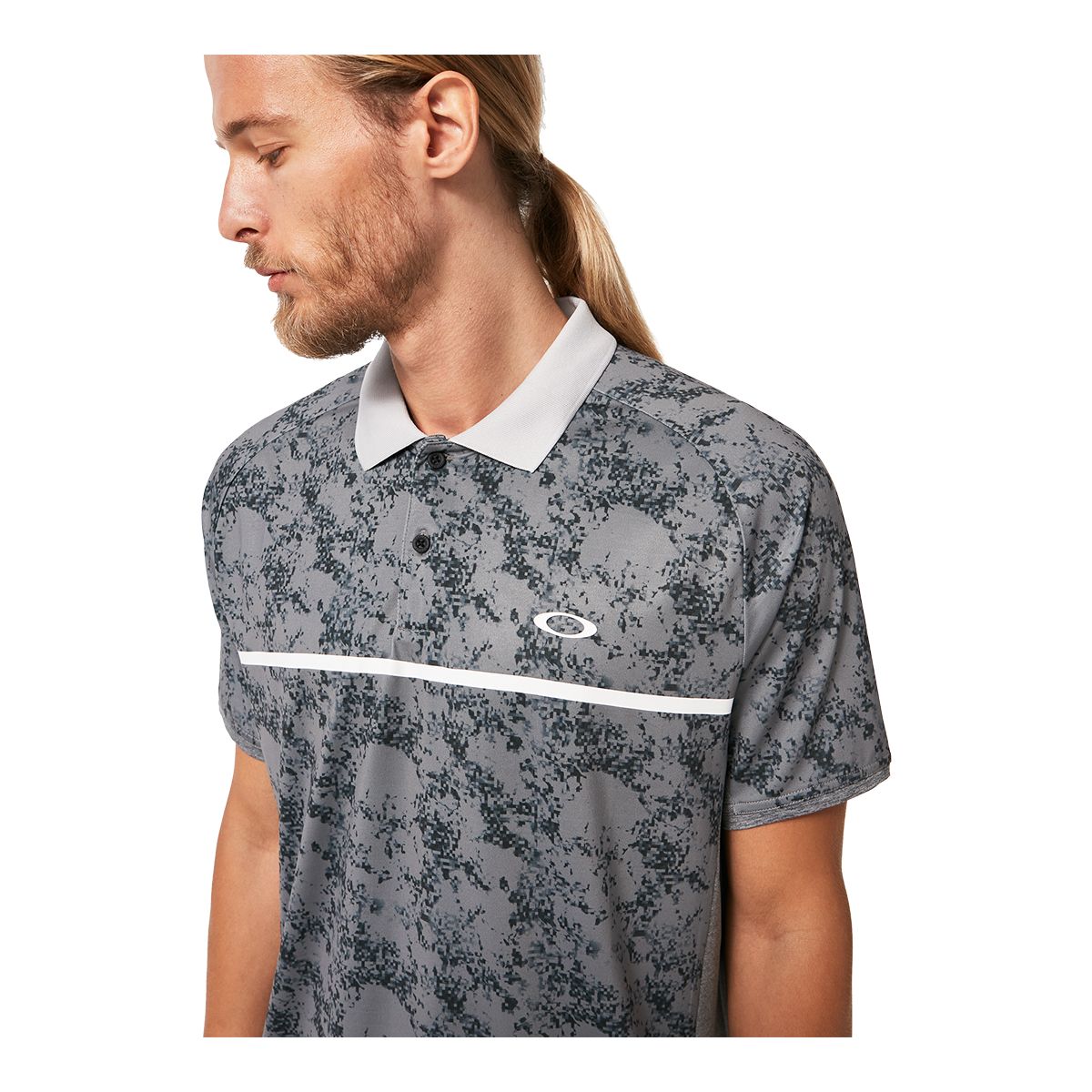 Oakley Men's Sand Camo Raglan Polo Shirt