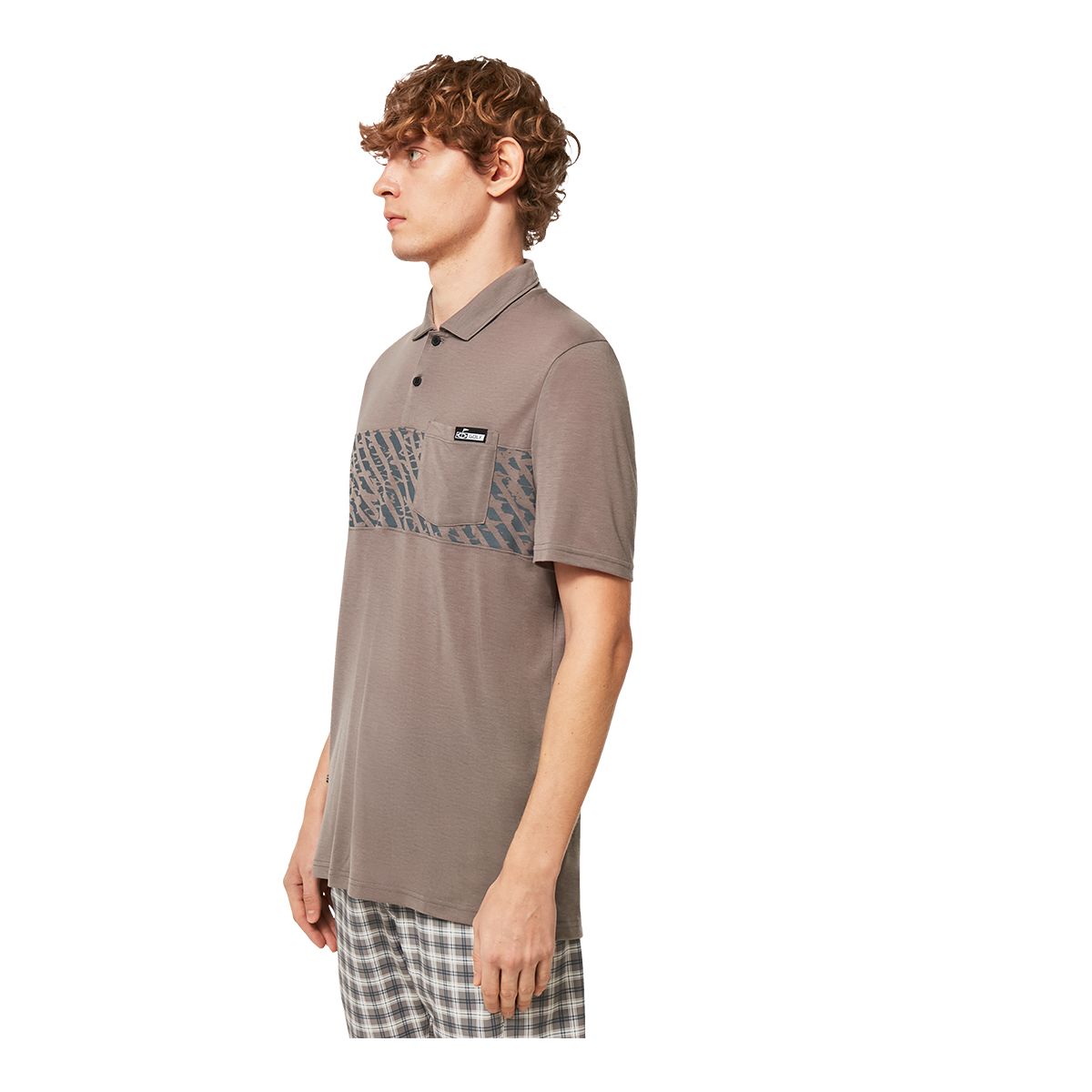 Oakley Men's Sand Stripe Pocket Polo Shirt