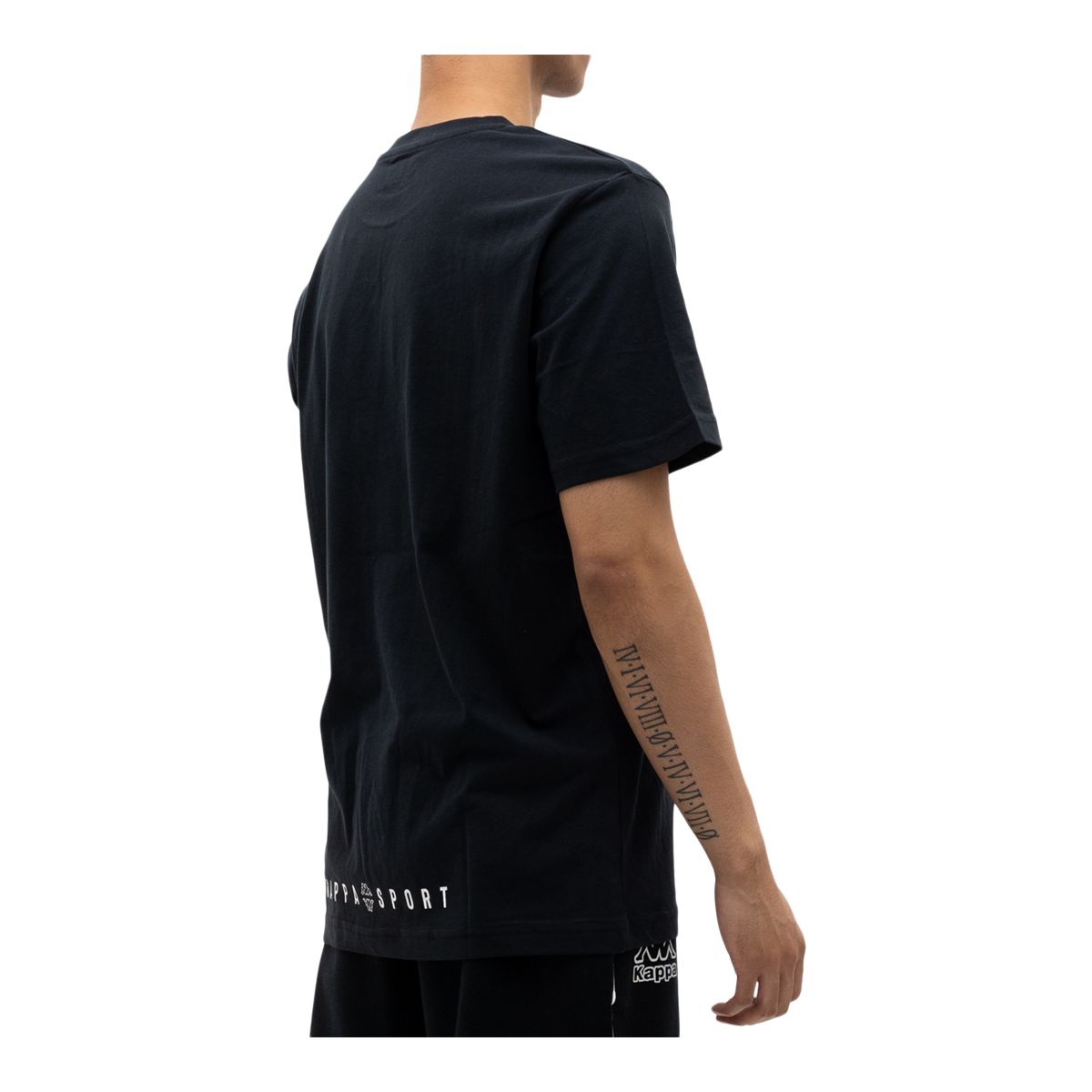 Kappa Sport Logo Dart Short Sleeve Tee - Black