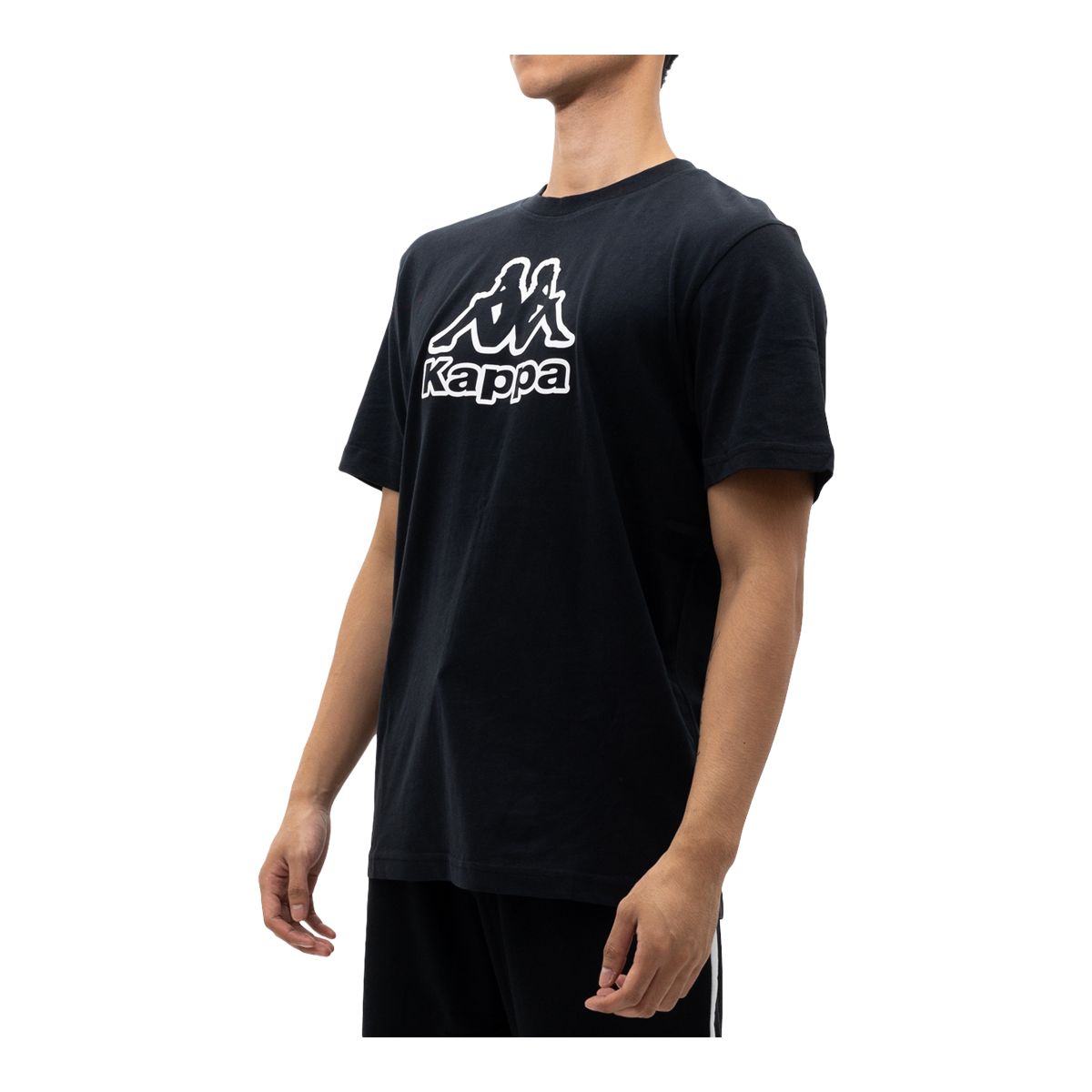 Kappa Sport Logo Dart Short Sleeve Tee - Black