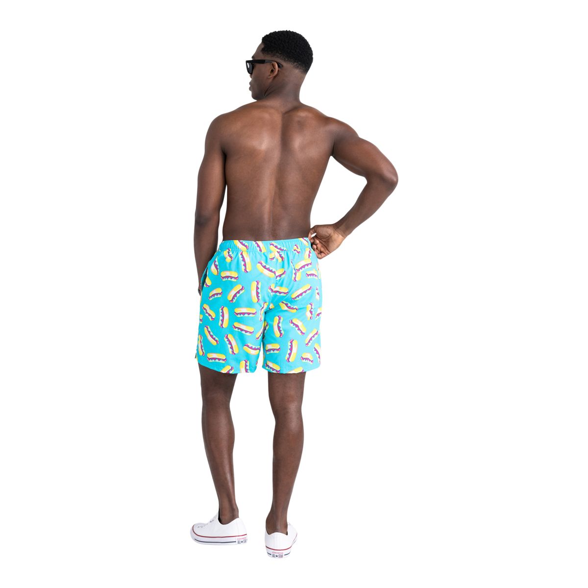 Saxx Men's Go Coastal 7 Inch 2 in 1 Volley Shorts