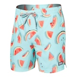 Saxx Men's Oh BUOY 5 Inch 2N1 Volley Shorts Front_Three_Fourths_Angled_Left