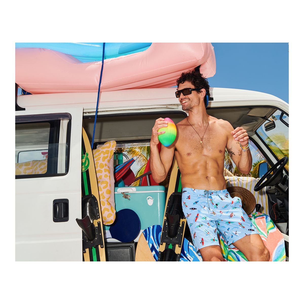 Saxx Men's Betawave 17 Inch 2N1 Boardshorts Peddlers Shorts