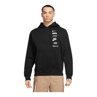 Nike Sportswear Men's Club+ Multi Logo Pullover Hoodie Front_Flat