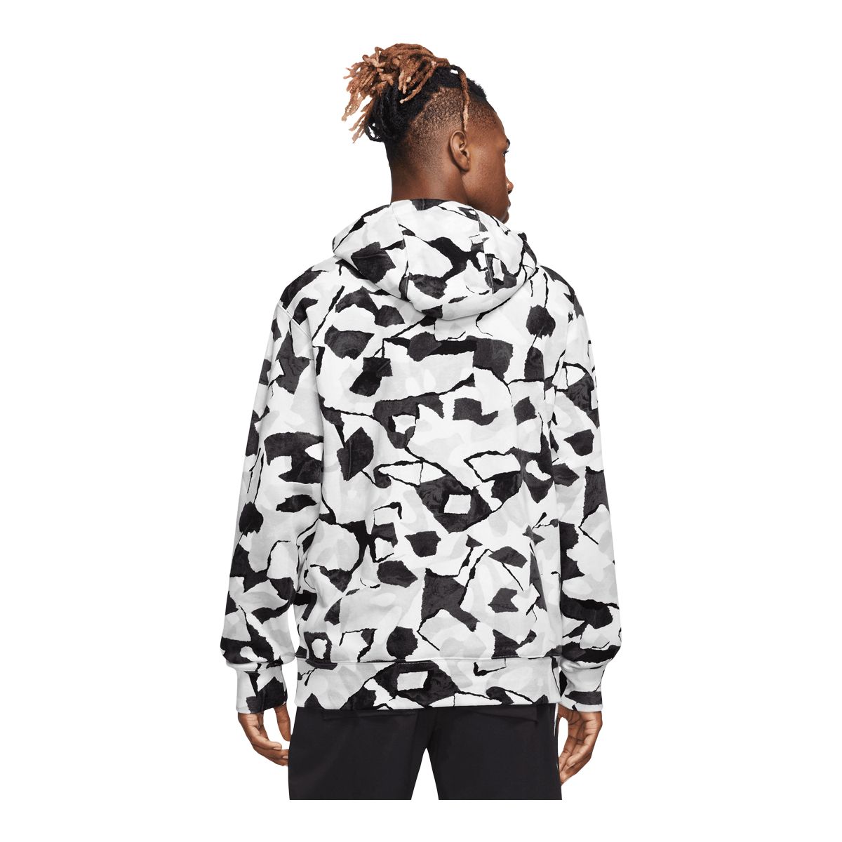 Nike Sportswear Men's Club+ All Over Print Pullover Hoodie