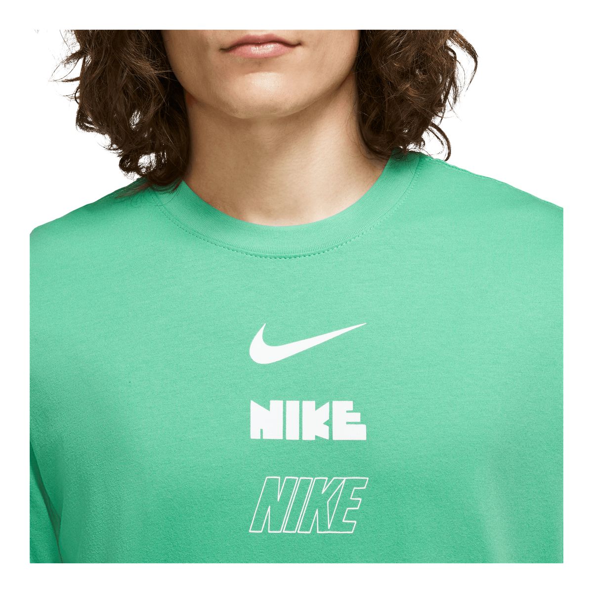 Nike Sportswear Men's Club+ Multi Logo T Shirt